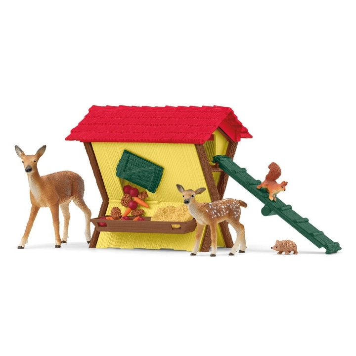 Schleich Farm World - Utfodring av skogens djur (42658) i gruppen LEKSAKER, BARN- & BABYPRODUKTER / Leksaker / Figurer, Miniatyrer & tillbehör hos TP E-commerce Nordic AB (C88043)