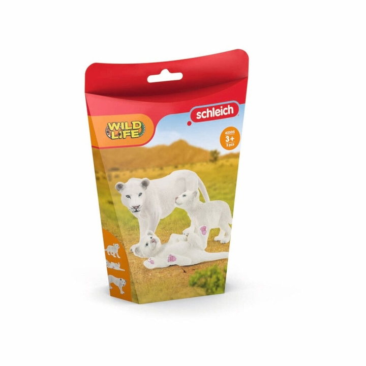 Schleich Vilda livet - Lejonhona med ungar (42505) i gruppen LEKSAKER, BARN- & BABYPRODUKTER / Leksaker / Figurer, Miniatyrer & tillbehör hos TP E-commerce Nordic AB (C88049)