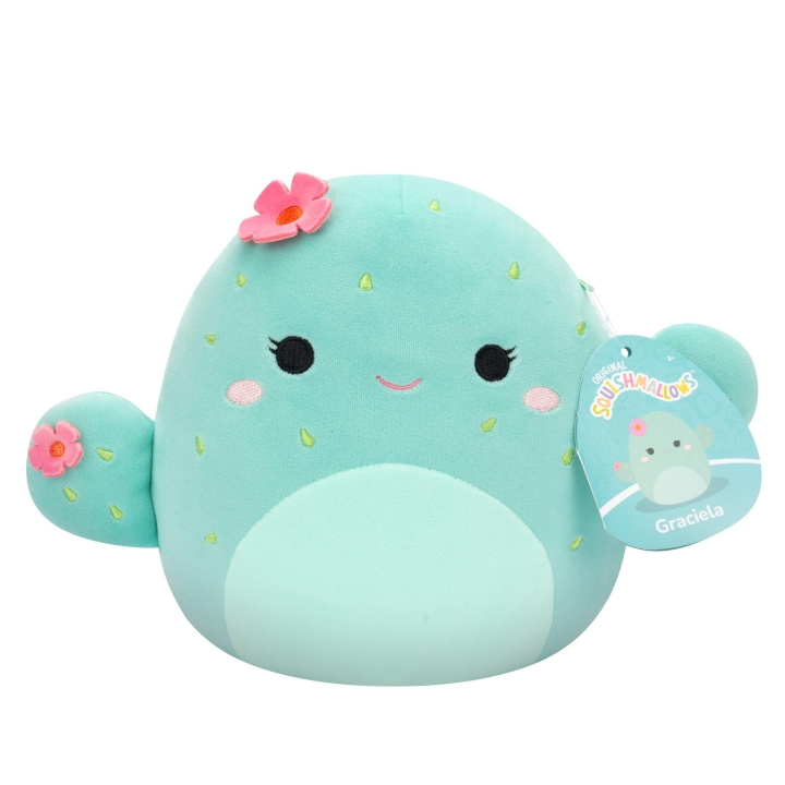 Squishmallows 19 cm P20 Plysch - Graciela Kaktus (206077) i gruppen LEKSAKER, BARN- & BABYPRODUKTER / Babyleksaker / Gosedjur hos TP E-commerce Nordic AB (C88064)