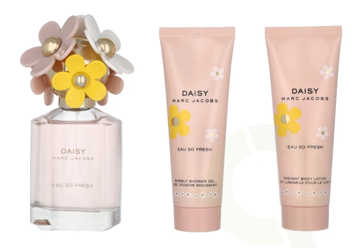 Marc Jacobs Daisy Eau So Fresh Giftset 225 ml Edt Spray 75ml/Body Lotion 75ml/Shower Gel 75ml i gruppen SKÖNHET & HÄLSA / Presentkit / Presentkit För Henne hos TP E-commerce Nordic AB (C88153)