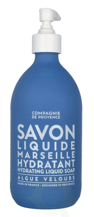 Compagnie De Provence Marseille Liquid Soap 495 ml Velvet Seaweed i gruppen SKÖNHET & HÄLSA / Hudvård / Kroppsvård / Bad & Duschcreme hos TP E-commerce Nordic AB (C88188)