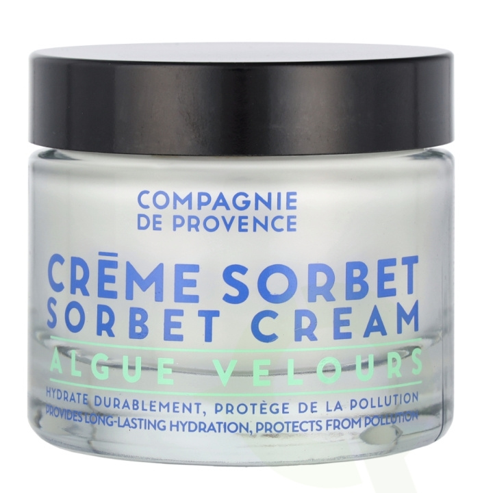 Compagnie De Provence Sorbet Cream 50 ml Velvet Seaweed i gruppen SKÖNHET & HÄLSA / Hudvård / Ansiktsvård / Ansiktskräm hos TP E-commerce Nordic AB (C88189)