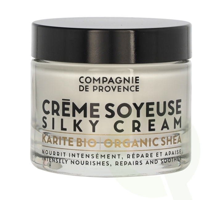 Compagnie De Provence Silky Cream 50 ml Organic Shea i gruppen SKÖNHET & HÄLSA / Hudvård / Kroppsvård / Body lotion hos TP E-commerce Nordic AB (C88192)