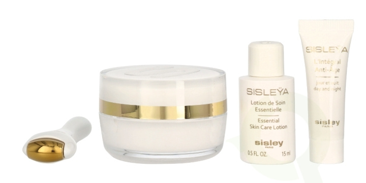 Sisley Sisleya L\'Integral Anti-Age Eye & Lip Con. Cr. Set 34 ml Discovery Program - Eye and Lip Contour Cream 15ml/Skin Care Lotion 15ml/Anti-Age 4ml/Massage Tool i gruppen SKÖNHET & HÄLSA / Hudvård / Ansiktsvård / Ögonkräm hos TP E-commerce Nordic AB (C88202)