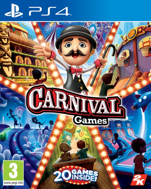 2K Games Carnival Games i gruppen HEMELEKTRONIK / Spelkonsoler & Tillbehör / Sony PlayStation 4 hos TP E-commerce Nordic AB (C88339)