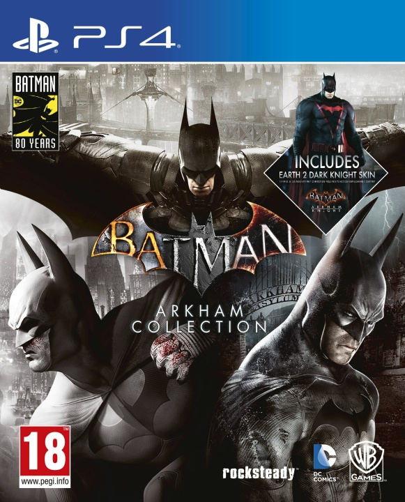 BATMAN Arkham Collection i gruppen HEMELEKTRONIK / Spelkonsoler & Tillbehör / Sony PlayStation 4 / Spel hos TP E-commerce Nordic AB (C88351)