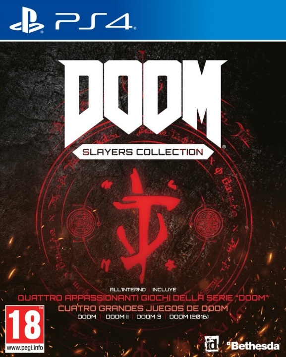 Bethesda DOOM Slayers Collection i gruppen HEMELEKTRONIK / Spelkonsoler & Tillbehör / Sony PlayStation 4 / Spel hos TP E-commerce Nordic AB (C88358)