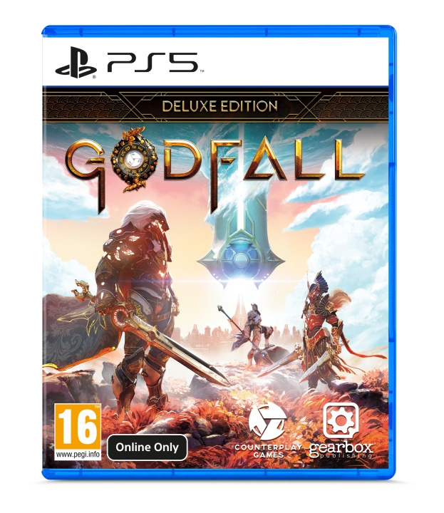 Godfall (Deluxe Edition) i gruppen HEMELEKTRONIK / Spelkonsoler & Tillbehör / Sony PlayStation 5 / Spel hos TP E-commerce Nordic AB (C88380)