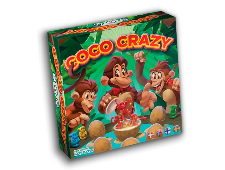 Board games Coco Crazy (Nordisk) i gruppen LEKSAKER, BARN- & BABYPRODUKTER / Leksaker / Sällskapsspel / Barnspel hos TP E-commerce Nordic AB (C88487)