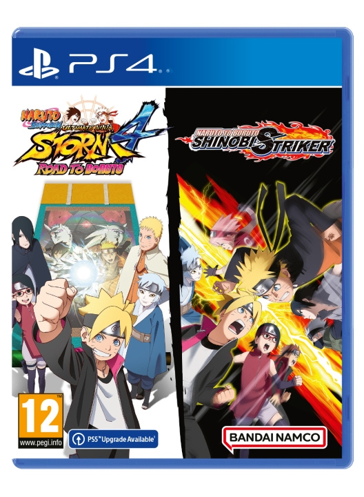 BANDAI NAMCO Naruto Shippuden Ultimate Ninja Storm 4, Road to Boruto + Naruto to Boruto Shinobi Striker i gruppen HEMELEKTRONIK / Spelkonsoler & Tillbehör / Sony PlayStation 4 / Spel hos TP E-commerce Nordic AB (C88504)