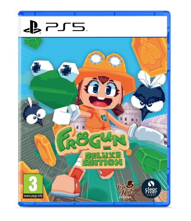 Clear River Games Frogun - Deluxe Edition i gruppen HEMELEKTRONIK / Spelkonsoler & Tillbehör / Sony PlayStation 5 / Spel hos TP E-commerce Nordic AB (C88692)