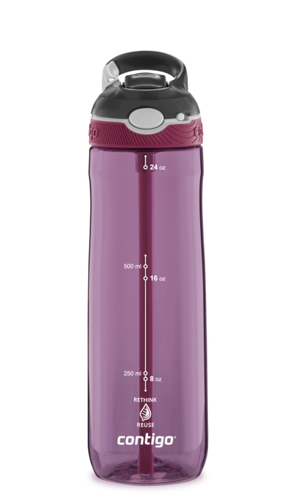 Contigo Ashland Tritan ReNew Vattenflaska 720ml - Passionsfrukt i gruppen SPORT, FRITID & HOBBY / Friluftsliv / Termosar & Vattenflaskor hos TP E-commerce Nordic AB (C88859)