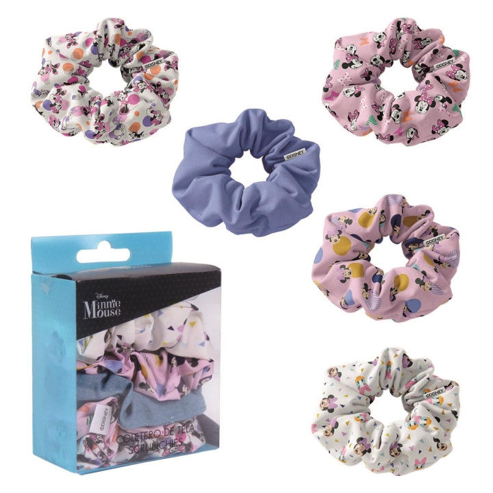 Cerda Hårtillbehör Scrunchies 5 delar - Disney Minnie (2500001911) i gruppen SKÖNHET & HÄLSA / Hår & Styling / Håraccessoarer hos TP E-commerce Nordic AB (C88925)