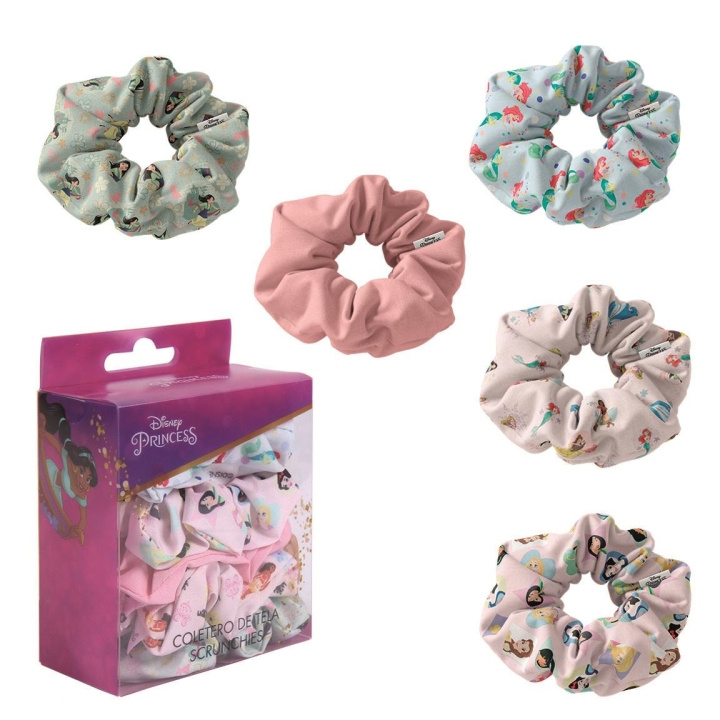 Cerda Hårtillbehör Scrunchies 5 stycken - Disney Princess (2500001913) i gruppen SKÖNHET & HÄLSA / Hår & Styling / Håraccessoarer hos TP E-commerce Nordic AB (C88927)