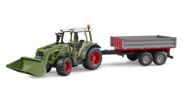 Bruder Fendt Vario 211 med frontlastare och tippvagn (02182) i gruppen LEKSAKER, BARN- & BABYPRODUKTER / Leksaker / Leksaksbilar & andra fordon hos TP E-commerce Nordic AB (C89007)