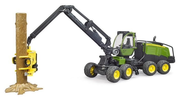 Bruder John Deere 1270G skördare (02135) i gruppen LEKSAKER, BARN- & BABYPRODUKTER / Leksaker / Leksaksbilar & andra fordon hos TP E-commerce Nordic AB (C89012)