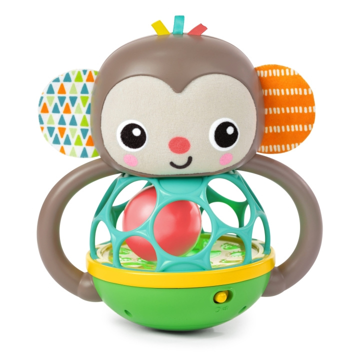 Bright Starts Grab n\' Shake Monkey Oball - (BS-16779) i gruppen LEKSAKER, BARN- & BABYPRODUKTER / Babyleksaker / Aktivitetsleksaker hos TP E-commerce Nordic AB (C89037)