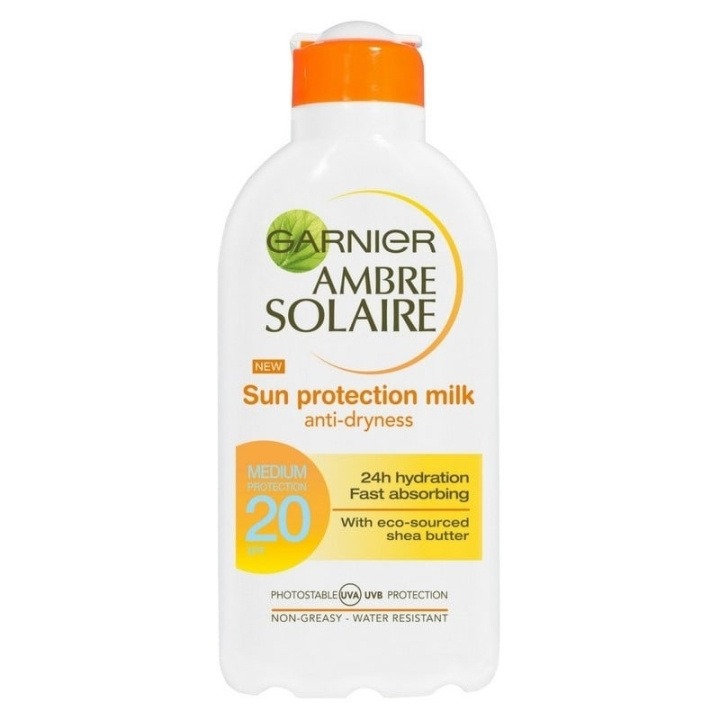 Garnier Ambre Solaire - Solskyddsmjölk 200ml - SPF 20 i gruppen SKÖNHET & HÄLSA / Hudvård / Solskydd & Tanning / Solskydd hos TP E-commerce Nordic AB (C89076)