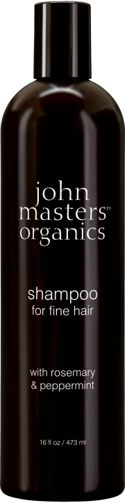 John Masters Organics Schampo för fint hår med Rosmarin & Pepparmynta 473 ml i gruppen SKÖNHET & HÄLSA / Hår & Styling / Hårvårdsprodukter / Schampo hos TP E-commerce Nordic AB (C89139)