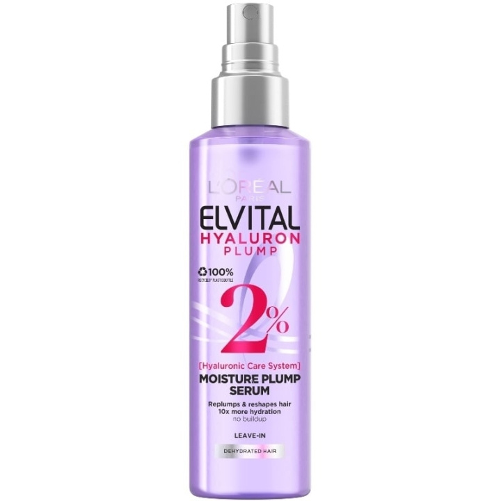 L\'Oréal Paris - Elvital Hyaluron Plump Leave-In Spray 150 ml i gruppen SKÖNHET & HÄLSA / Hår & Styling / Hårstylingprodukter / Hårspray hos TP E-commerce Nordic AB (C89198)