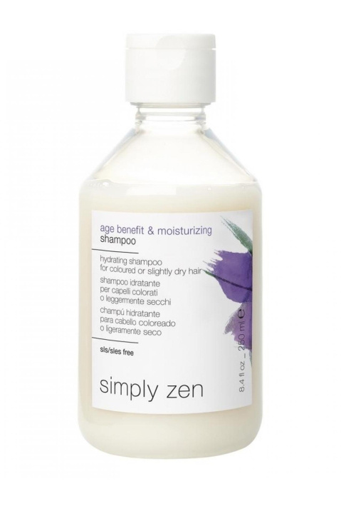 Simply Zen Age Benefit & Återfuktande Schampo 250 ml i gruppen SKÖNHET & HÄLSA / Hår & Styling / Hårvårdsprodukter / Schampo hos TP E-commerce Nordic AB (C89226)