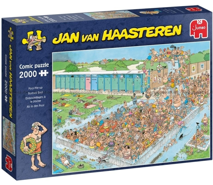 Jan van Haasteren Pool uppsamling - 2000 st - (JUM0040) i gruppen SPORT, FRITID & HOBBY / Hobby / Pussel hos TP E-commerce Nordic AB (C89258)