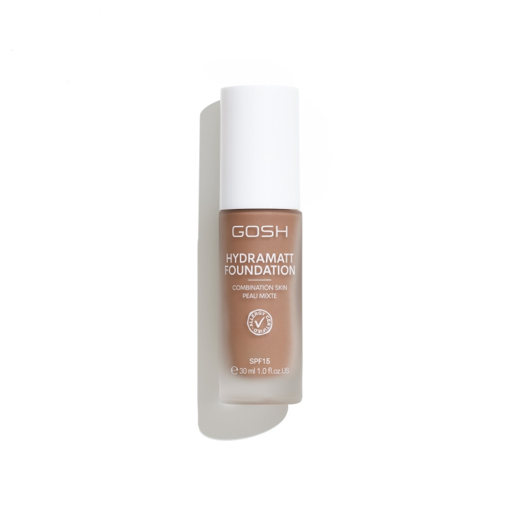 Gosh Hydramatt Foundation Mörk 014R 30 ml i gruppen SKÖNHET & HÄLSA / Makeup / Basmakeup / Foundation hos TP E-commerce Nordic AB (C89265)