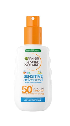 Garnier Ambre Solaire Sensitive Advanced Kids Spray 150 ml i gruppen SKÖNHET & HÄLSA / Hudvård / Solskydd & Tanning / Solskydd hos TP E-commerce Nordic AB (C89341)