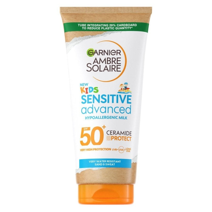 Garnier Ambre Solaire Sensitive Advanced Hypoallergenic Kids Lotion SPF 50+ 175 ml i gruppen SKÖNHET & HÄLSA / Hudvård / Solskydd & Tanning / Solskydd hos TP E-commerce Nordic AB (C89343)