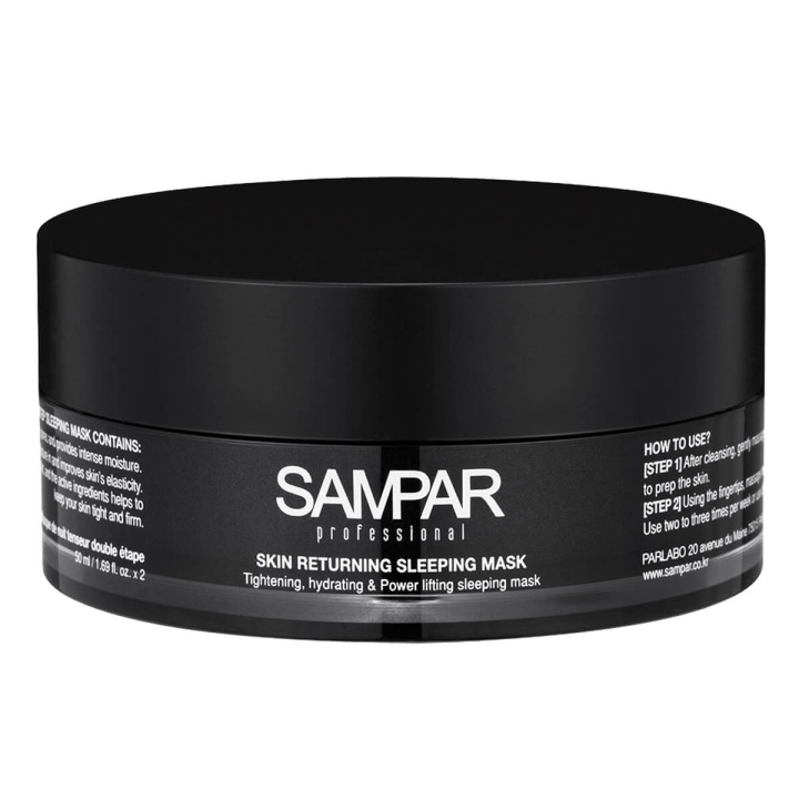 SAMPAR Skin Returning Sleeping Mask 100 ml (2 x 50 ml) i gruppen SKÖNHET & HÄLSA / Hudvård / Ansiktsvård / Ansiktskräm hos TP E-commerce Nordic AB (C89353)