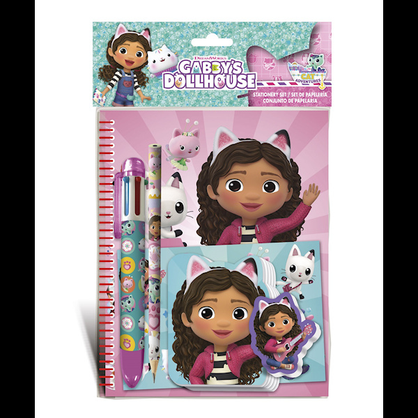 Gabby\'s Dollhouse Kids Licensing - Skrivset - Gabby\'s Dollhouse (033706128) i gruppen LEKSAKER, BARN- & BABYPRODUKTER / Leksaker / Rita & Räkna hos TP E-commerce Nordic AB (C89415)