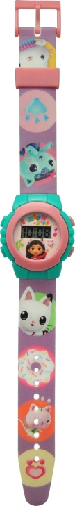 Gabby\'s Dollhouse Kids Licensing - Digital Wrist Watch - Gabby\'s Dollhouse (033731101) i gruppen SPORT, FRITID & HOBBY / Accessoarer / Klockor hos TP E-commerce Nordic AB (C89418)