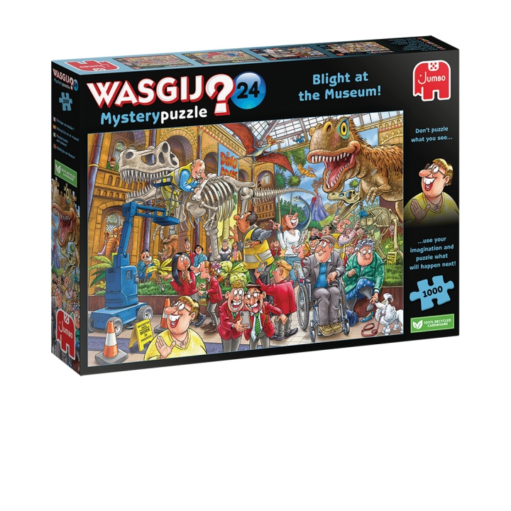 Wasgij Mysterium - #24 Blight på museet! (1000 bitar) (JUM0014) i gruppen SPORT, FRITID & HOBBY / Hobby / Pussel hos TP E-commerce Nordic AB (C89430)