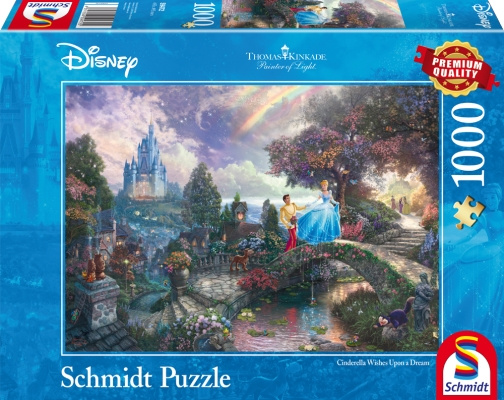 Schmidt Thomas Kinkade: Disney Askungen (1000 bitar) (SCH9472) i gruppen SPORT, FRITID & HOBBY / Hobby / Pussel hos TP E-commerce Nordic AB (C89442)