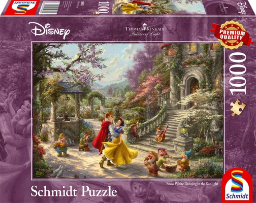 Schmidt Thomas Kinkade: Disney - Dansa med prinsen (1000 bitar) (SCH6255) i gruppen SPORT, FRITID & HOBBY / Hobby / Pussel hos TP E-commerce Nordic AB (C89443)