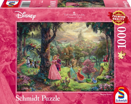 Schmidt Thomas Kinkade: Disney Törnrosa (1000 bitar) (SCH9474) i gruppen SPORT, FRITID & HOBBY / Hobby / Pussel hos TP E-commerce Nordic AB (C89445)