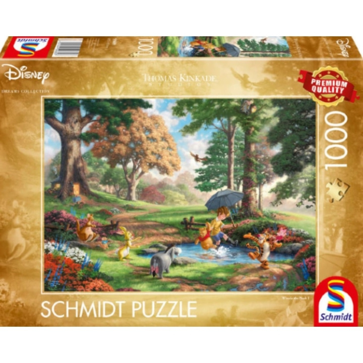 Schmidt Thomas Kinkade: Disney - Nalle Puh (1000 bitar) (SCH6897) i gruppen SPORT, FRITID & HOBBY / Hobby / Pussel hos TP E-commerce Nordic AB (C89450)