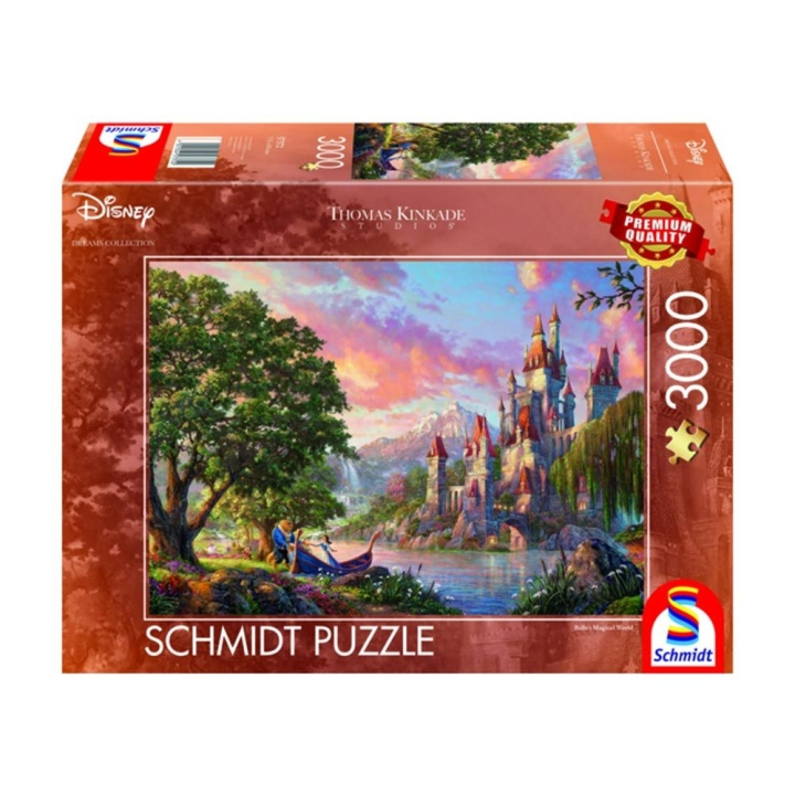 Schmidt Thomas Kinkade: Disney Belle\'s Magical World (3000 bitar) (SCH7372) i gruppen SPORT, FRITID & HOBBY / Hobby / Pussel hos TP E-commerce Nordic AB (C89451)