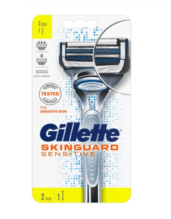 Gillette Skinguard Sensitive Rakhyvel i gruppen SKÖNHET & HÄLSA / Hår & Styling / Rakning & Trimning / Rakhyvlar & Tillbehör hos TP E-commerce Nordic AB (C89531)