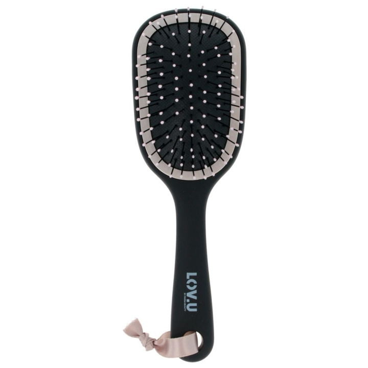 Parsa LOV.U W&D Detangling Brush Mini Svart i gruppen SKÖNHET & HÄLSA / Hår & Styling / Hårborstar & Kammar hos TP E-commerce Nordic AB (C89557)