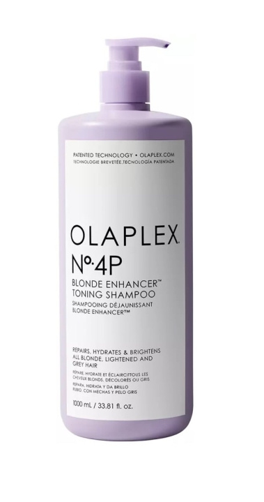 Olaplex NO.4P Blonde Enhancer Toning Shampoo 1000 ml i gruppen SKÖNHET & HÄLSA / Hår & Styling / Hårvårdsprodukter / Schampo hos TP E-commerce Nordic AB (C89688)