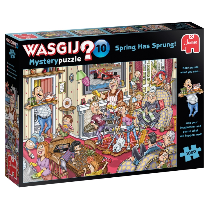 Wasgij Mysterium 10 - Våren har sprungit! (1000 bitar) (1119801825) i gruppen SPORT, FRITID & HOBBY / Hobby / Pussel hos TP E-commerce Nordic AB (C89706)