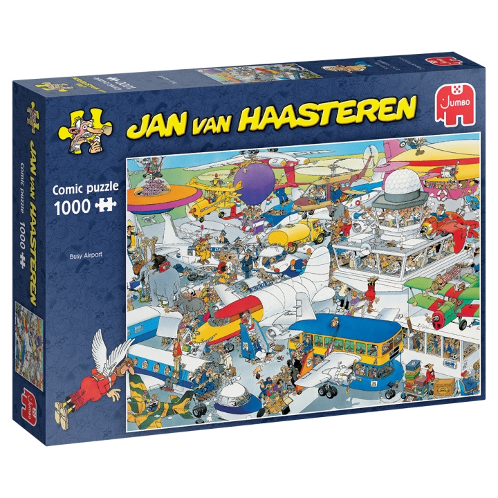 Jan van Haasteren Upptagen flygplats (1000 bitar) (1119801831) i gruppen SPORT, FRITID & HOBBY / Hobby / Pussel hos TP E-commerce Nordic AB (C89709)