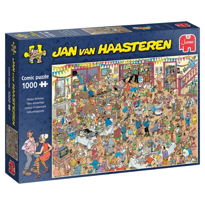 Jan van Haasteren Grattis på födelsedagen (1000 bitar) (1119801835 ) i gruppen SPORT, FRITID & HOBBY / Hobby / Pussel hos TP E-commerce Nordic AB (C89712)