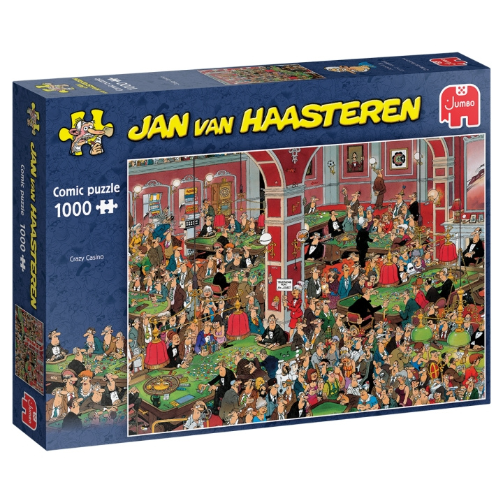 Jan van Haasteren Crazy Casino (1000 bitar) (1119801834) i gruppen SPORT, FRITID & HOBBY / Hobby / Pussel hos TP E-commerce Nordic AB (C89713)