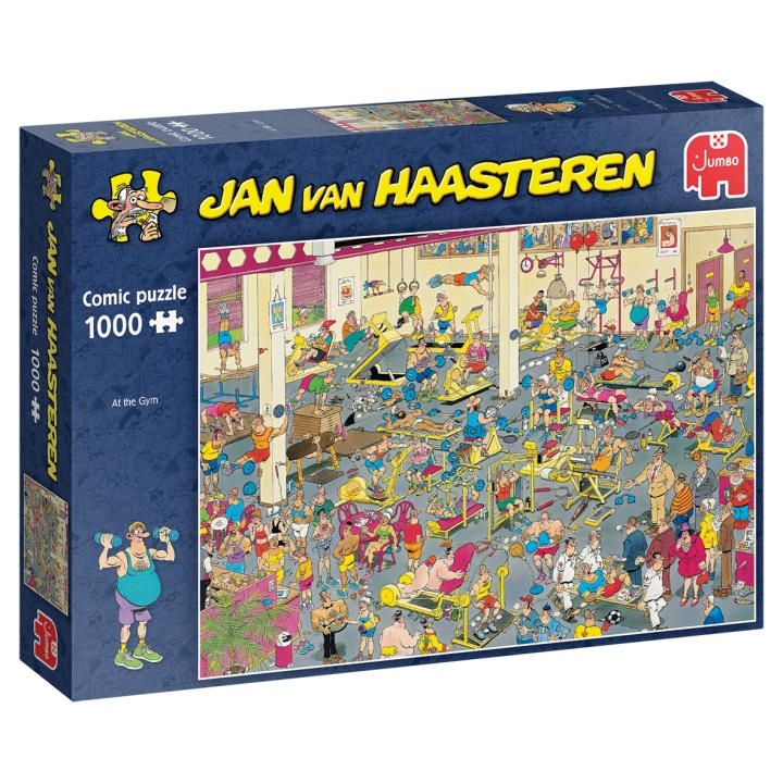 Jan van Haasteren På gymmet (1000 bitar) (1119801836) i gruppen SPORT, FRITID & HOBBY / Hobby / Pussel hos TP E-commerce Nordic AB (C89714)