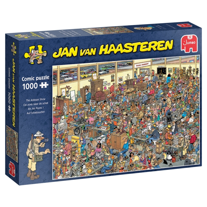 Jan van Haasteren Den antika utställningen (1000 bitar) (1119801839) i gruppen SPORT, FRITID & HOBBY / Hobby / Pussel hos TP E-commerce Nordic AB (C89716)