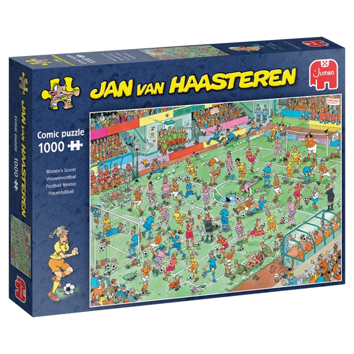 Jan van Haasteren Damfotboll (1000 bitar) (1119801840) i gruppen SPORT, FRITID & HOBBY / Hobby / Pussel hos TP E-commerce Nordic AB (C89718)