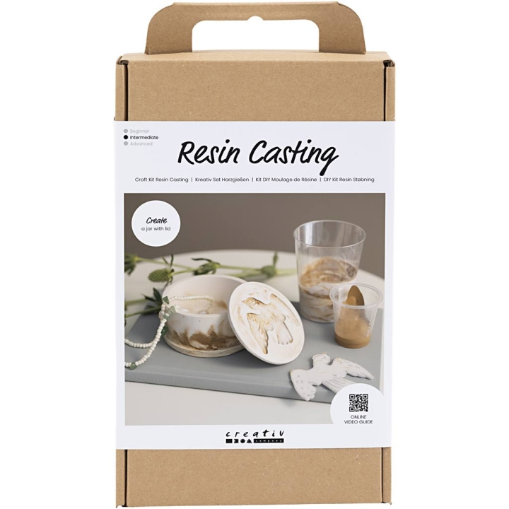 DIY Kit Hantverkssats - Resin Casting - Burk med lock (977736) i gruppen SPORT, FRITID & HOBBY / Hobby / DIY-kit hos TP E-commerce Nordic AB (C89754)