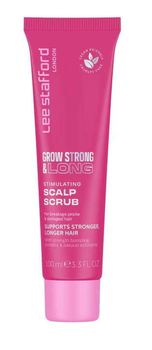 Lee Stafford Grow Strong & Long Stimulating Scalp Scrub 100 ml i gruppen SKÖNHET & HÄLSA / Hår & Styling / Hårvårdsprodukter / Hårinpackning hos TP E-commerce Nordic AB (C89775)